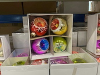 Partij kerstballen sets van 6 kerstballen en sets van 4 kerstballen (51x) - afbeelding 4 van  5