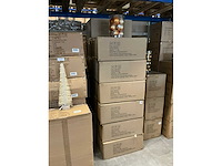 Partij kerstballen unbreakable&seamless d10cm 9/tube 2-tone pearly (78 tubes) - afbeelding 3 van  4