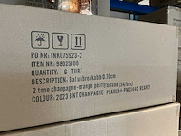 Partij kerstballen unbreakable&seamless d10cm 9/tube 2-tone pearly (78 tubes) - afbeelding 4 van  4
