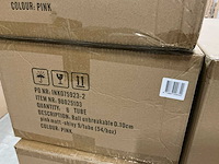 Partij kerstballen unbreakable&seamless d10cm pink matt-shiny 9/tube (42 tubes) - afbeelding 4 van  4