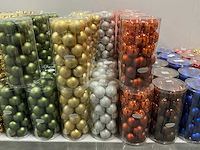 Partij kerstballen unbreakable&seamless d5cm 30/tube (124 tubes) - afbeelding 3 van  21