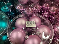 Partij kerstballen unbreakable&seamless d5cm 30/tube (124 tubes) - afbeelding 10 van  13