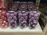 Partij kerstballen unbreakable&seamless d5cm 30/tube (47 tubes) - afbeelding 10 van  10