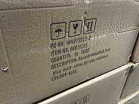 Partij kerstballen unbreakable&seamless d5cm blue 16/tube (132 tubes) - afbeelding 5 van  5