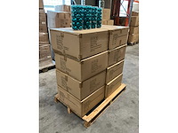 Partij kerstballen unbreakable&seamless d5cm blue 16/tube (132 tubes) - afbeelding 1 van  1