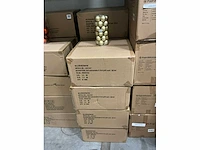 Partij kerstballen unbreakable&seamless d5cm gold-matt 30/tube (144 tubes) - afbeelding 3 van  4
