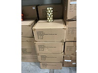 Partij kerstballen unbreakable&seamless d5cm gold-matt 30/tube (144 tubes) - afbeelding 1 van  2