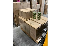 Partij kerstballen unbreakable&seamless d5cm green-shiny 30/tube (114 tubes) - afbeelding 3 van  4