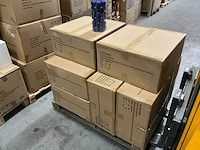 Partij kerstballen unbreakable&seamless d5cm jeansblue 30/tube (128 tubes) - afbeelding 3 van  4