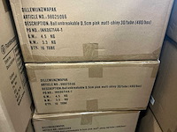 Partij kerstballen unbreakable&seamless d5cm pink matt-shiny 30/tube (77 tubes) - afbeelding 4 van  4