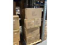 Partij kerstballen unbreakable&seamless d7cm black matt-shiny 24/tube (104 tubes) - afbeelding 2 van  3