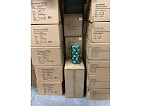 Partij kerstballen unbreakable&seamless d7cm l.blue 24-tube (40 tubes) - afbeelding 3 van  4