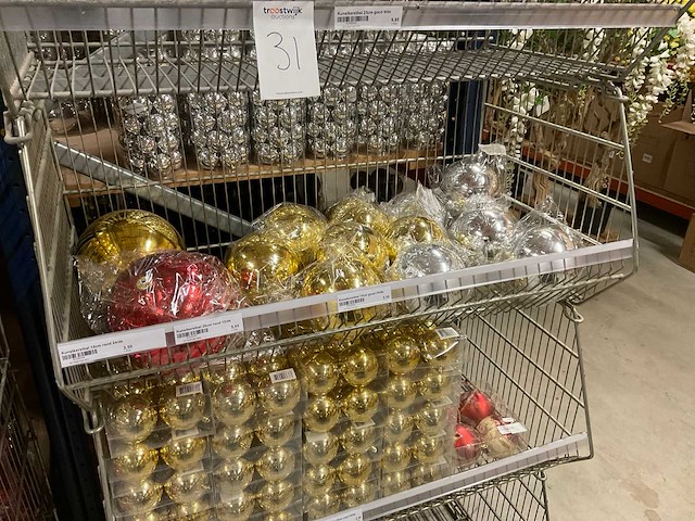 Partij kerstballen/ornamenten - afbeelding 2 van  8