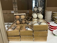 Partij kerstdecoratie (124x) - afbeelding 1 van  7