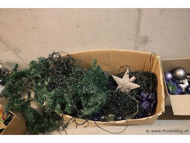 Partij kerstdecoratie o.a. kerstballen & verlichting - afbeelding 5 van  8
