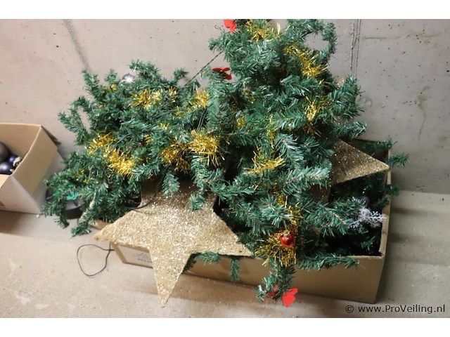 Partij kerstdecoratie o.a. kerstballen & verlichting - afbeelding 2 van  8