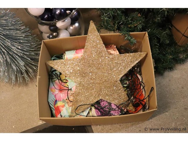 Partij kerstdecoratie o.a. kerstballen & verlichting - afbeelding 6 van  8