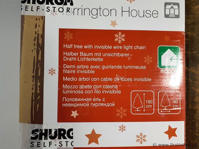 Partij kerstdecoratie o.a. kunstkerstbomen en kerstballen - afbeelding 10 van  12