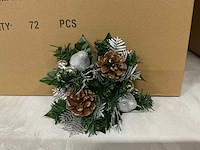 Partij kerstkransjes d7,6/18cm (144x) - afbeelding 1 van  3