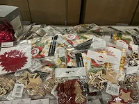 Partij kerstornamenten/kerstboomhaakjes/decoratiemateriaal (200x) - afbeelding 6 van  17