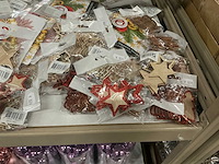 Partij kerstornamenten/kerstboomhaakjes/decoratiemateriaal (200x) - afbeelding 8 van  17