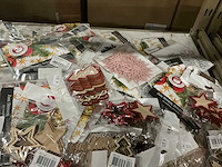 Partij kerstornamenten/kerstboomhaakjes/decoratiemateriaal (200x) - afbeelding 9 van  17