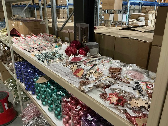 Partij kerstornamenten/kerstboomhaakjes/decoratiemateriaal (200x) - afbeelding 10 van  17