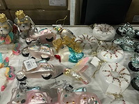 Partij kerstornamenten/kerstboomhaakjes/decoratiemateriaal (200x) - afbeelding 14 van  17