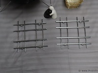 Partij keukenbenodigdheden o.a. frietmandjes, pannenonderzetters & rasp - afbeelding 2 van  4