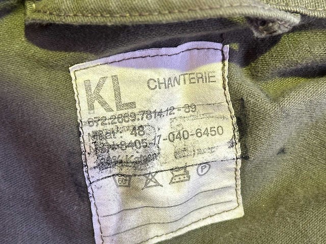 Partij kl legeroveralls - afbeelding 3 van  4