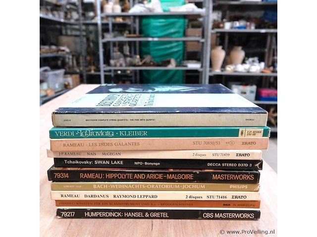 Partij klassieke lp's in originele cassettes - afbeelding 5 van  5