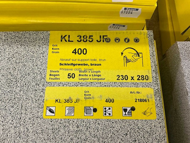 Partij klingspor kl385jf schuurpapier - afbeelding 9 van  13