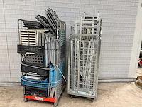 Partij koelcel stellingen diverse merken, afmetingen en materialen - afbeelding 1 van  6