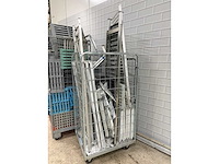 Partij koelcel stellingen diverse merken, afmetingen en materialen - afbeelding 3 van  6