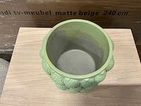 Partij kolibri home potten lime 12x12cm (66x) - afbeelding 4 van  4