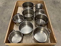 Partij kookpannen, 9 stuks - afbeelding 1 van  3