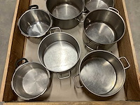 Partij kookpannen, 9 stuks - afbeelding 2 van  3