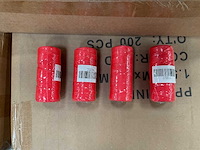 Partij koord - rood - 50 meter (2700x) - afbeelding 1 van  5