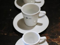 Partij kop en schotels met opdruk "capra nera" - afbeelding 5 van  5