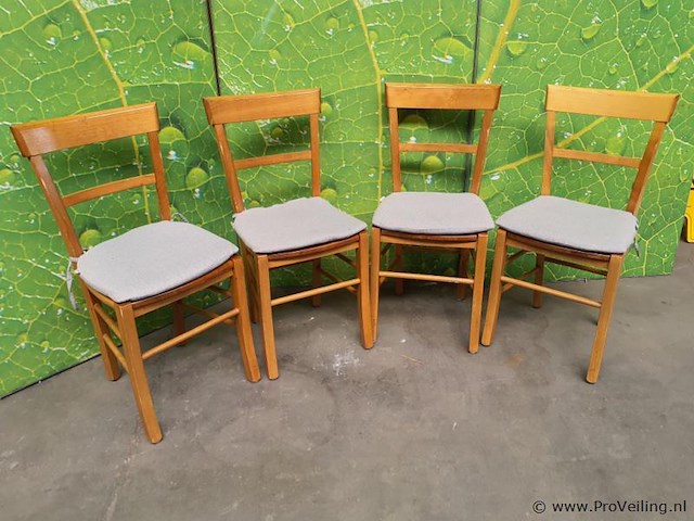 Partij kopidakis stoelen met kussens - 4 stuks - afbeelding 1 van  7