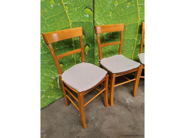 Partij kopidakis stoelen met kussens - 4 stuks - afbeelding 2 van  7