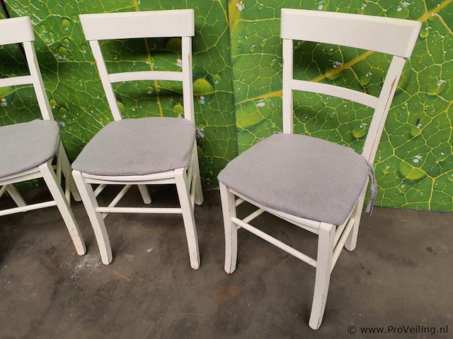 Partij kopidakis stoelen met kussens - 4 stuks - afbeelding 3 van  7