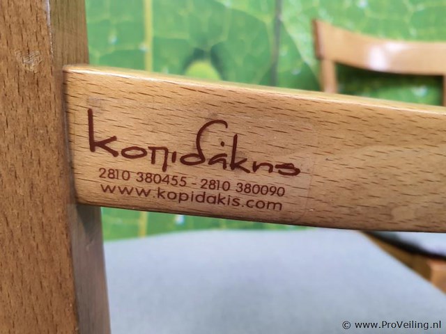 Partij kopidakis stoelen met kussens - 4 stuks - afbeelding 5 van  7