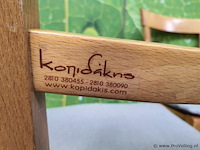 Partij kopidakis stoelen met kussens - 4 stuks - afbeelding 5 van  7