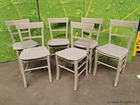 Partij kopidakis stoelen met kussens - 6 stuks - afbeelding 1 van  10