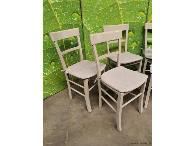 Partij kopidakis stoelen met kussens - 6 stuks - afbeelding 3 van  10