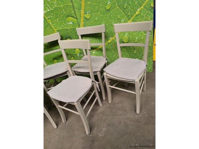 Partij kopidakis stoelen met kussens - 6 stuks - afbeelding 4 van  10