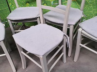Partij kopidakis stoelen met kussens - 6 stuks - afbeelding 5 van  10