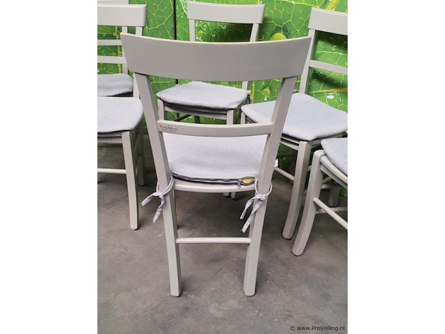 Partij kopidakis stoelen met kussens - 6 stuks - afbeelding 6 van  10