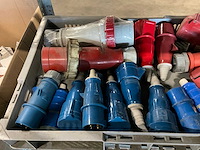 Partij krachstroom stekkers en divers - afbeelding 1 van  4